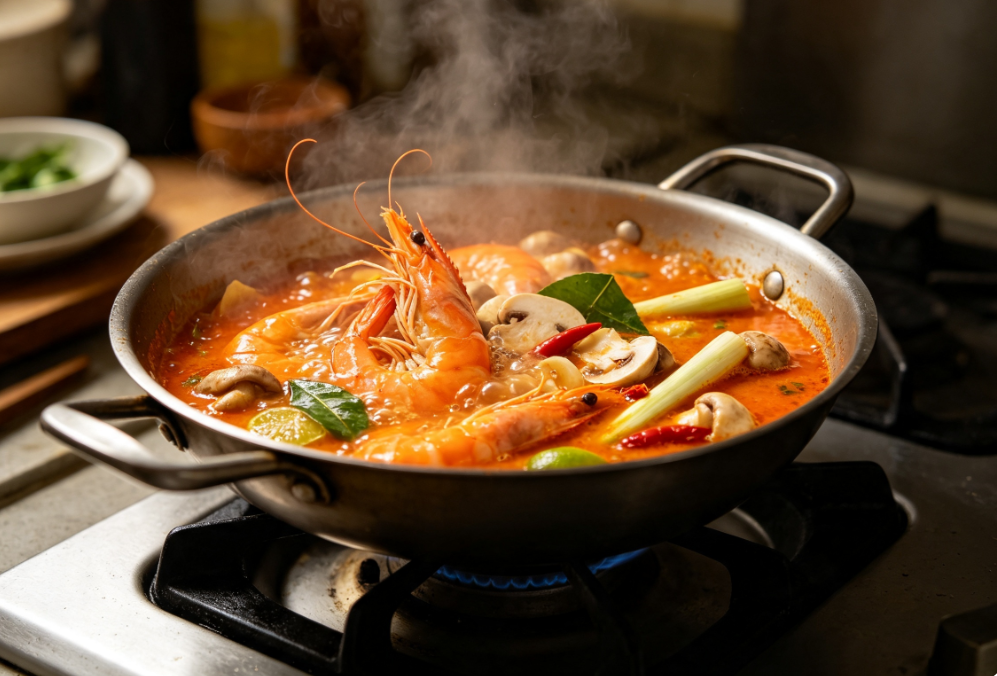 冬阴功汤（Tom Yum Goong）｜酸辣鲜活的泰式灵魂汤品【美食评测】