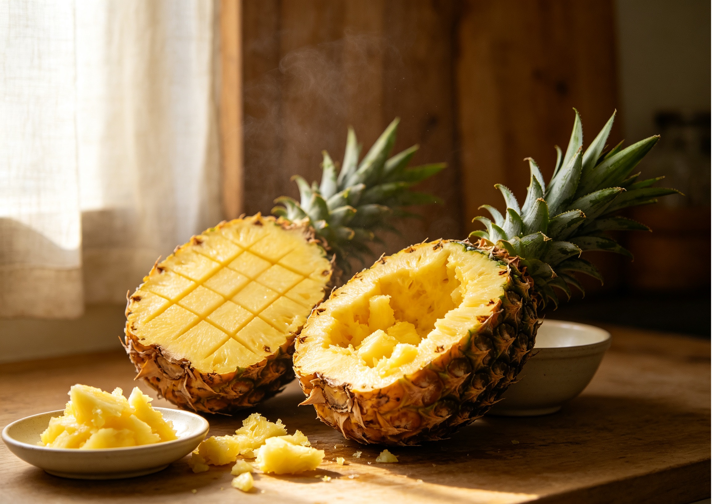 Pineapple Fried Rice:菠萝饭:一碗把夏天端上桌的神仙炒饭 Pineapple Fried Rice:菠萝饭:一碗把夏天端上桌的神仙炒饭